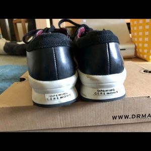 Opening ceremony leather platform sneakers